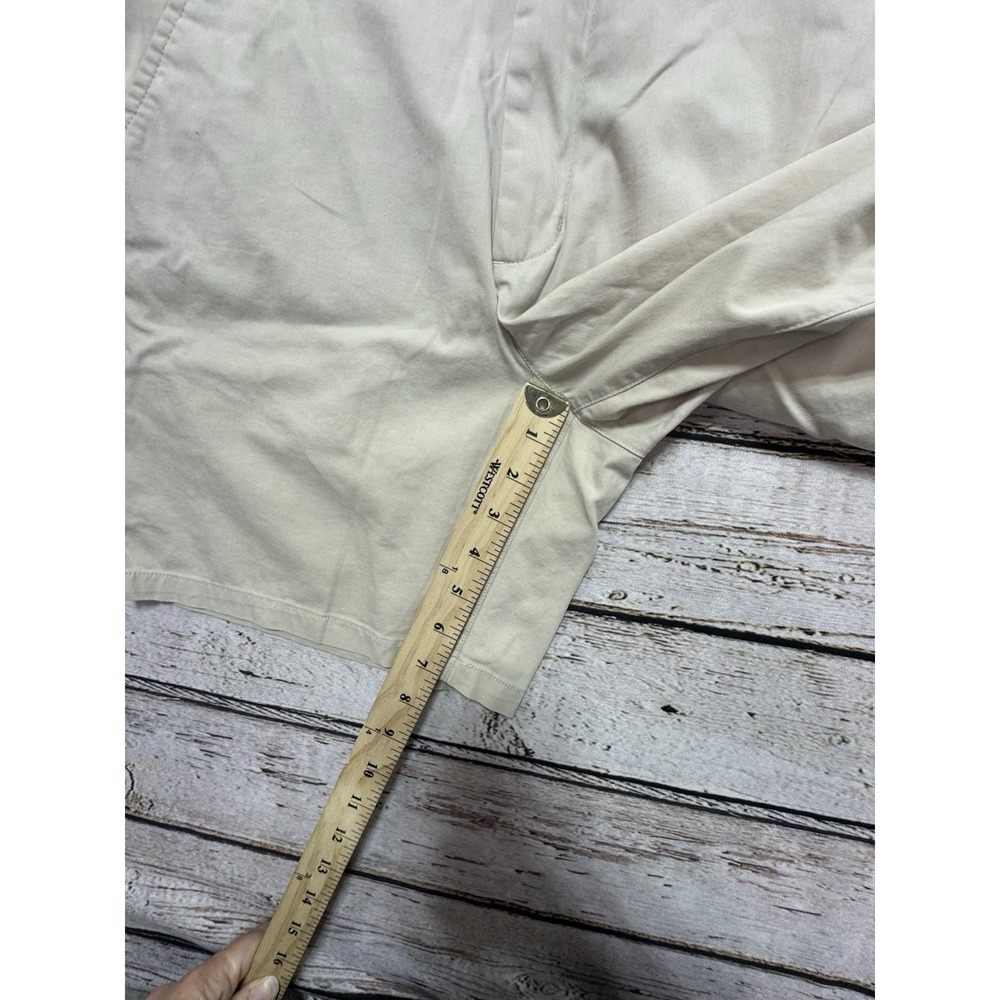 Marine Layer Men's Beige Cotton Chino Shorts Flat Front Pockets Sz 32 - Picture 8 of 8